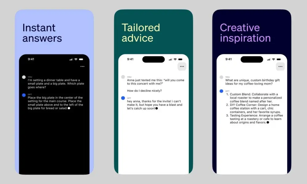 chatgpt iphone app
