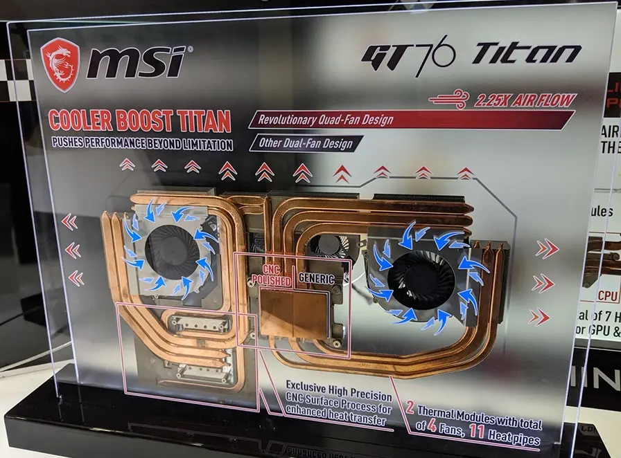 Laptop cooling system