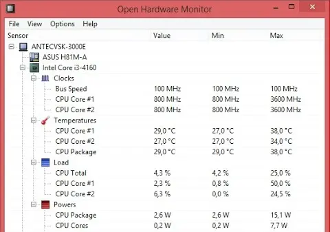 Open Hardware Monitor