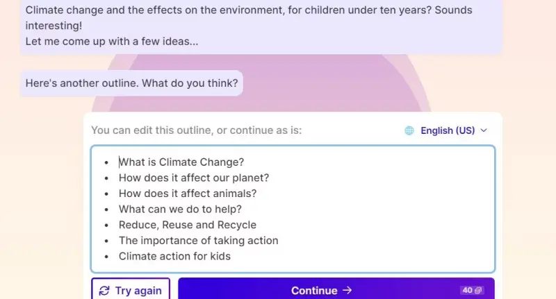 rephrase the initial prompt