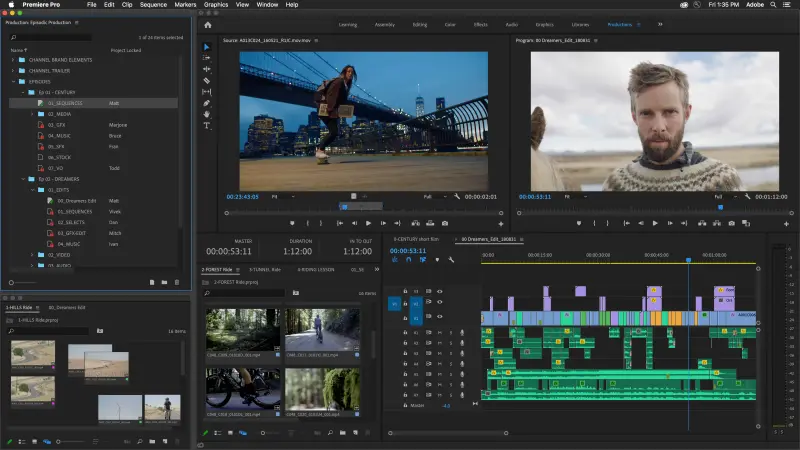 project in Premiere