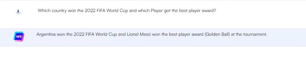 Chatsonic who won the 2022 World Cup