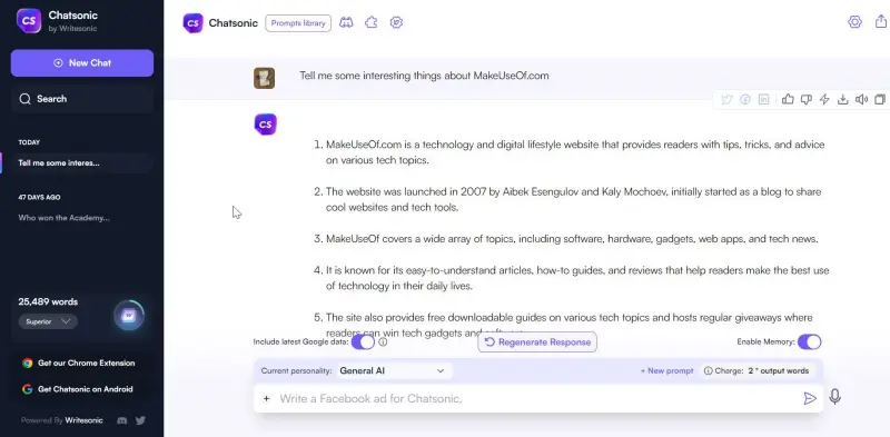 Chatsonic