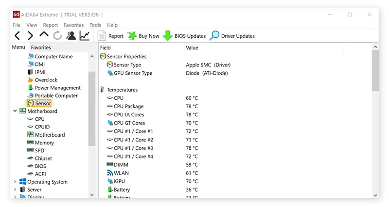Computer and Sensor