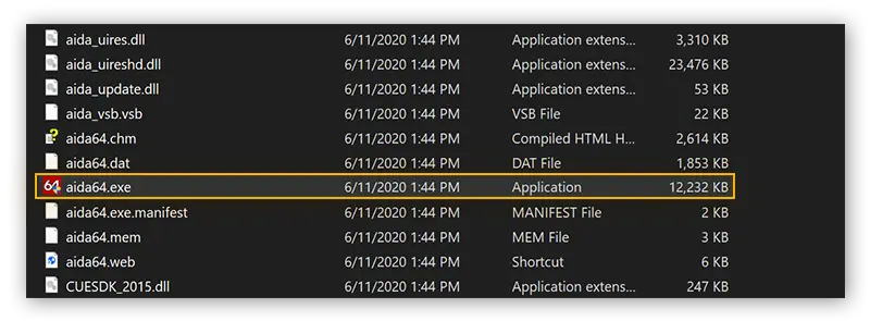 Extract the files
