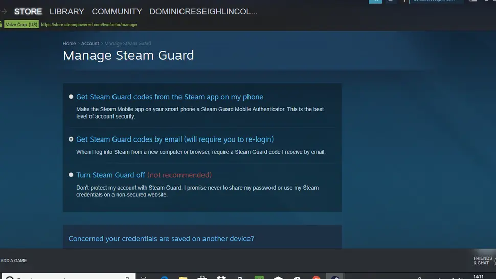 Set up Steam Guard
