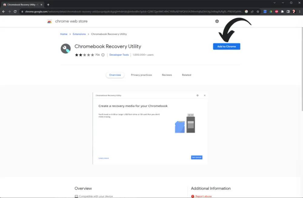 Chromebook Recovery Utility