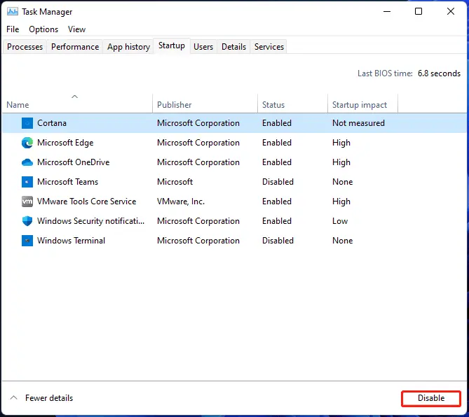 Windows 11 Disable Startup Programs