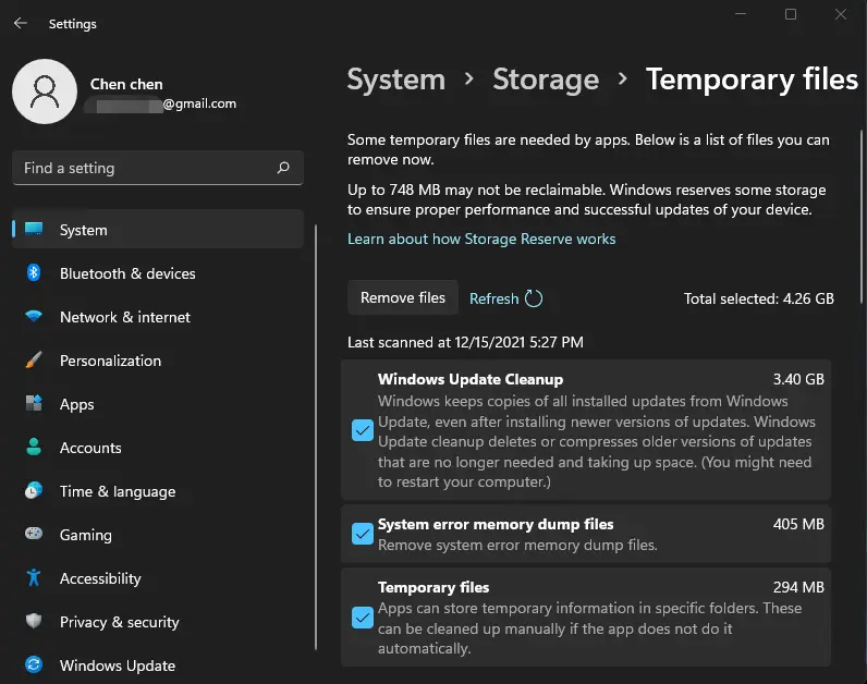 Windows 11 Remove Temporary Files