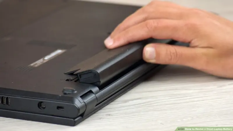 a laptop battery