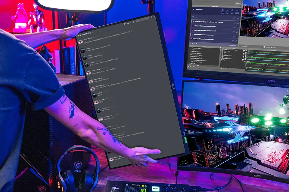 flat monitor in a vertical orientation