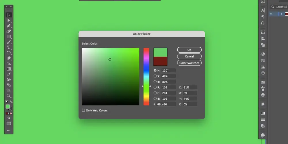 adobe illustrator rgb color picker