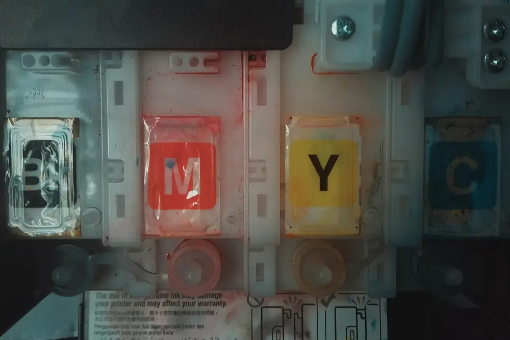 cmyk ink receptacles