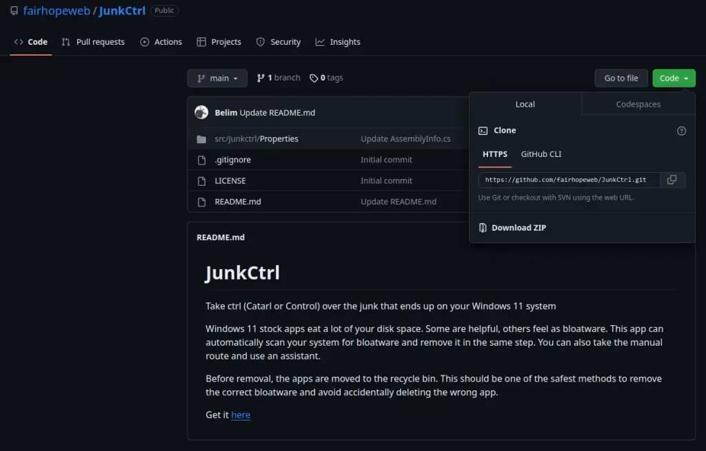 fairhopeweb junkCtrl