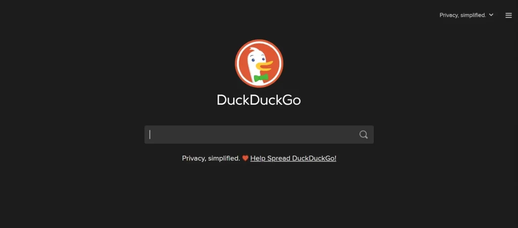 duckduckgo search engine