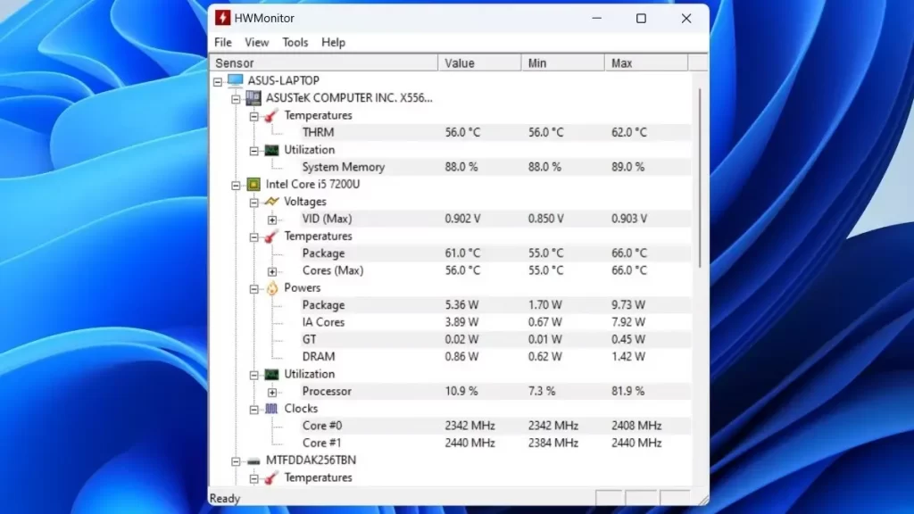 HWMonitor
